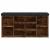 Bancă de pantofi, stejar fumuriu, 102x32x50 cm, lemn prelucrat GartenMobel Dekor