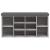 Bancă de pantofi, gri sonoma, 102x32x50 cm, lemn prelucrat GartenMobel Dekor
