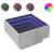 Măsuță de cafea cu LED, gri beton, 50x50x30 cm, lemn prelucrat GartenMobel Dekor