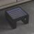 Măsuță de cafea cu LED infinity, negru, 50x53x30 cm GartenMobel Dekor