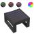 Măsuță de cafea cu LED infinity, negru, 50x53x30 cm GartenMobel Dekor