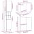 Set dulapuri de baie, 3 piese, gri sonoma, lemn prelucrat GartenMobel Dekor