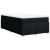 Pat box spring cu saltea, negru, 120x190 cm, catifea GartenMobel Dekor