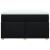 Pat box spring cu saltea, negru, 120x190 cm, catifea GartenMobel Dekor