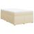 Pat box spring cu saltea, crem, 120x200 cm, textil GartenMobel Dekor