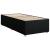 Pat box spring cu saltea, negru, 100x200 cm, textil GartenMobel Dekor