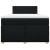 Pat box spring cu saltea, negru, 120x190 cm, catifea GartenMobel Dekor