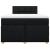 Pat box spring cu saltea, negru, 120x190 cm, catifea GartenMobel Dekor