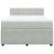 Pat box spring cu saltea, gri deschis, 140x190 cm, catifea GartenMobel Dekor