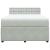 Pat box spring cu saltea, gri deschis, 140x190 cm, catifea GartenMobel Dekor