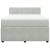 Pat box spring cu saltea, gri deschis, 140x200 cm, catifea GartenMobel Dekor