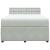 Pat box spring cu saltea, gri deschis, 140x200 cm, catifea GartenMobel Dekor