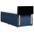 Pat box spring cu saltea, albastru, 90x200 cm, textil GartenMobel Dekor