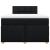 Pat box spring cu saltea, negru, 120x190 cm, catifea GartenMobel Dekor
