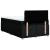 Pat box spring cu saltea, negru, 120x190 cm, catifea GartenMobel Dekor