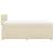 Pat box spring cu saltea, crem, 120x200 cm, textil GartenMobel Dekor