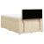 Pat box spring cu saltea, crem, 120x200 cm, textil GartenMobel Dekor