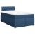 Pat box spring cu saltea, albastru, 120x200 cm, textil GartenMobel Dekor