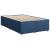 Pat box spring cu saltea, albastru, 120x200 cm, textil GartenMobel Dekor