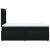Pat box spring cu saltea, negru, 120x190 cm, catifea GartenMobel Dekor