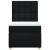 Pat box spring cu saltea, negru, 100x200 cm, textil GartenMobel Dekor