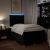 Pat box spring cu saltea, negru, 120x190 cm, catifea GartenMobel Dekor