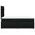 Pat box spring cu saltea, negru, 120x190 cm, catifea GartenMobel Dekor