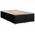 Pat box spring cu saltea, negru, 120x200 cm, textil GartenMobel Dekor