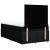 Pat box spring cu saltea, negru, 120x200 cm, textil GartenMobel Dekor