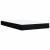 Pat box spring cu saltea, negru, 120x200 cm, textil GartenMobel Dekor