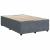 Pat box spring cu saltea, gri închis, 120x190 cm, catifea GartenMobel Dekor