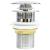 Set mobilier de baie, 2 piese, ceramică și lemn prelucrat GartenMobel Dekor