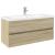 Set mobilier de baie, 2 piese, ceramică și lemn prelucrat GartenMobel Dekor
