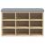 Bancă pentru pantofi stejar sonoma 82x32x50 cm lemn prelucrat GartenMobel Dekor