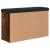 Bancă de pantofi, stejar fumuriu, 82x32x50 cm, lemn prelucrat GartenMobel Dekor