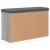 Bancă de pantofi, gri sonoma, 82x32x50 cm, lemn prelucrat GartenMobel Dekor