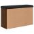 Bancă de pantofi, stejar maro, 82x32x50 cm, lemn prelucrat GartenMobel Dekor