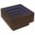 Măsuță de cafea cu LED stejar maro 50x50x30 cm lemn prelucrat GartenMobel Dekor