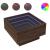 Măsuță de cafea cu LED stejar maro 50x50x30 cm lemn prelucrat GartenMobel Dekor