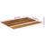 Blat masă dreptunghiular 60x80 cm lemn masiv reciclat 15-16 mm GartenMobel Dekor