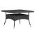 Set mobilier grădină, 5 piese, negru, poliratan/sticlă tratată GartenMobel Dekor