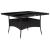 Set mobilier grădină, 9 piese, negru, poliratan, lemn acacia GartenMobel Dekor