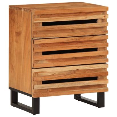 Noptieră, 50x34x62 cm, lemn masiv de acacia GartenMobel Dekor