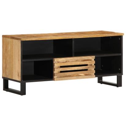 Dulap TV, 100x34x46 cm, lemn masiv mango brut GartenMobel Dekor