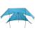Cort de camping tipi pentru 5 persoane, albastru, impermeabil GartenMobel Dekor