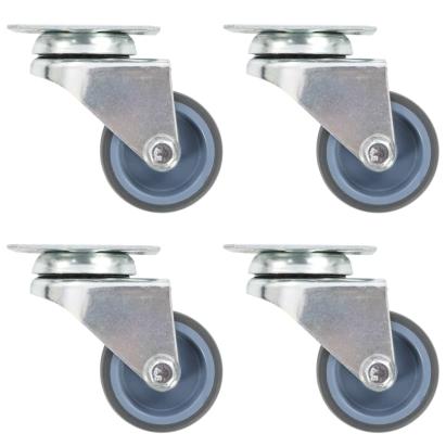 Roți pivotante duble, 4 buc., 50 mm GartenMobel Dekor