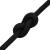 Frânghie de barcă, negru complet, 18 mm, 100 m, polipropilenă GartenMobel Dekor