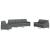 Set de canapele, 3 piese, gri închis, textil GartenMobel Dekor