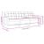 Set de canapele cu perne, 3 piese, gri deschis, textil GartenMobel Dekor