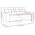 Set de canapele cu perne, 3 piese, gri deschis, textil GartenMobel Dekor